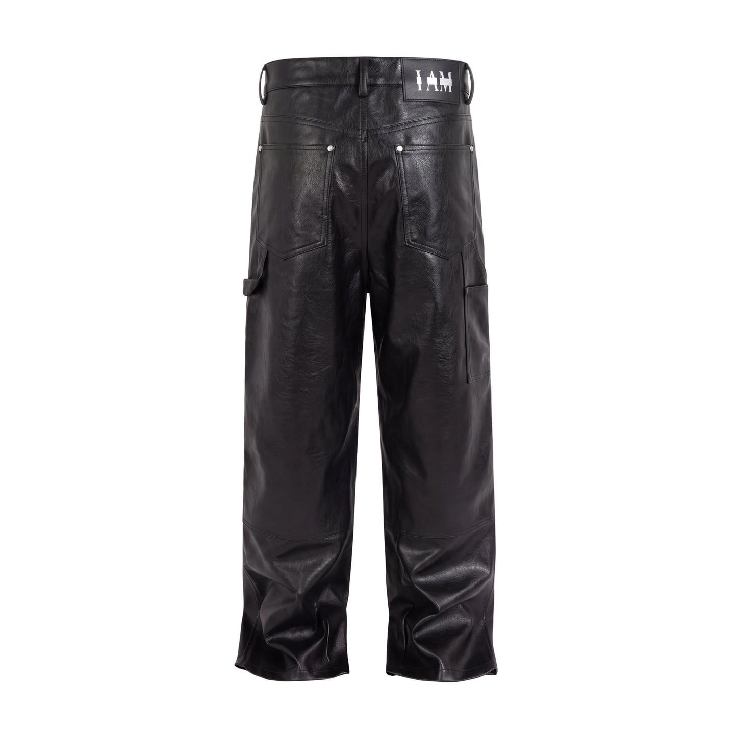 IAC | LEATHER CARPENTER PANTS