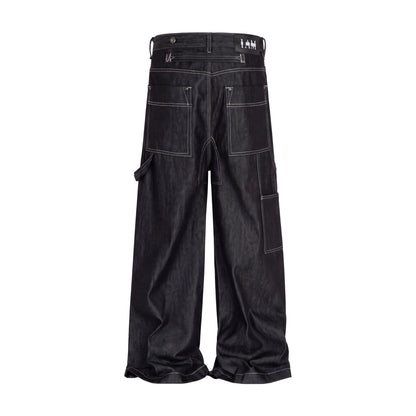 IAC | Black Emporio Baggy Pants