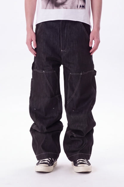 IAC | Black Emporio Baggy Pants