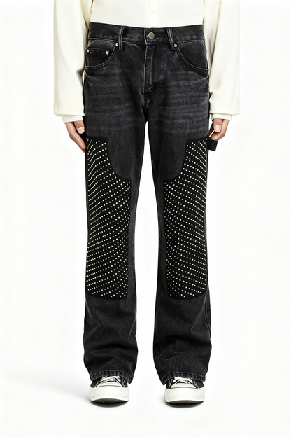 IAC | STARRY RIDER FLARED BLACK JEANS