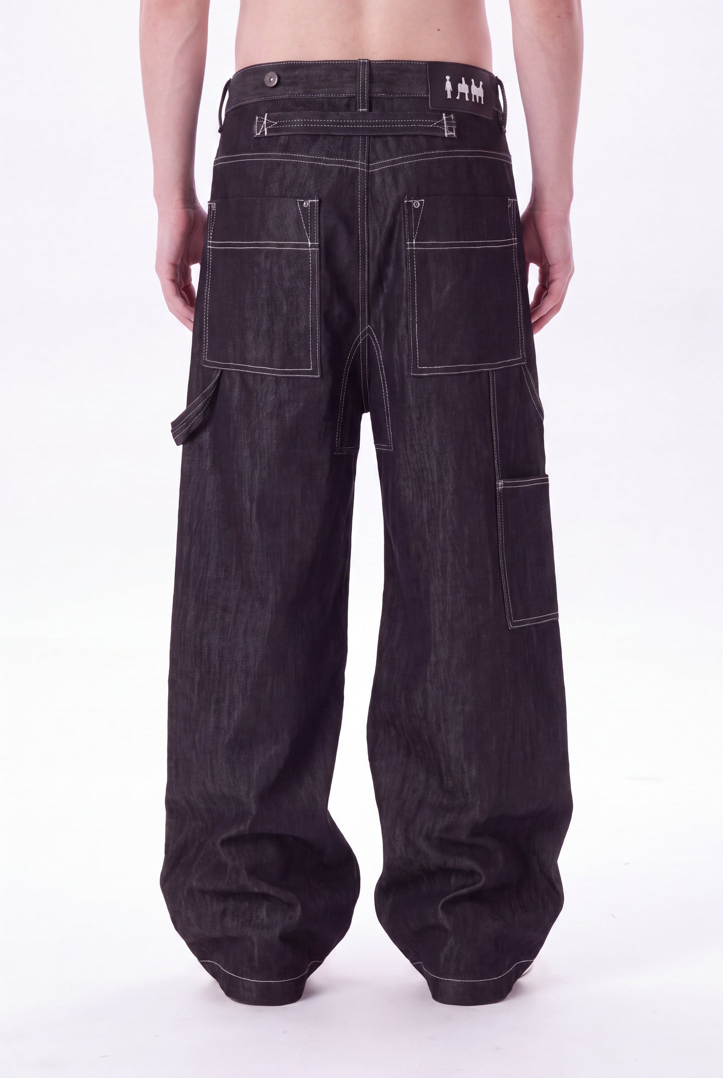IAC | Black Emporio Baggy Pants