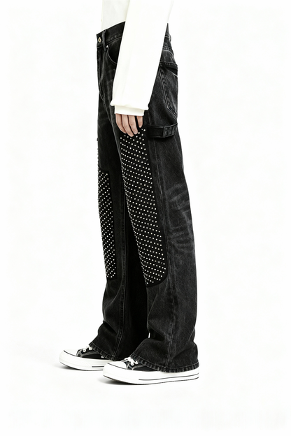 IAC | STARRY RIDER FLARED BLACK JEANS