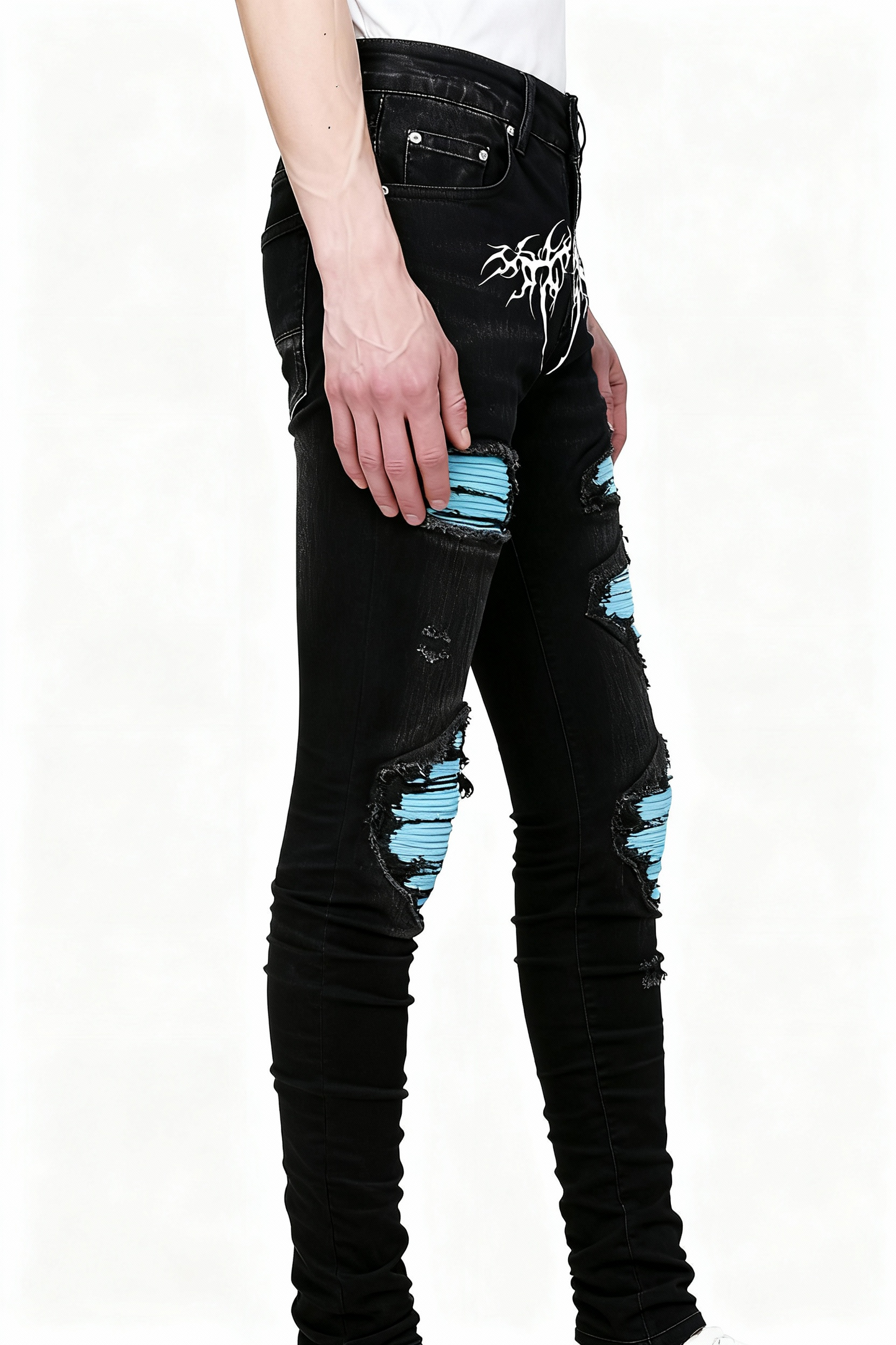 IAC | Avatar black skinny jeans