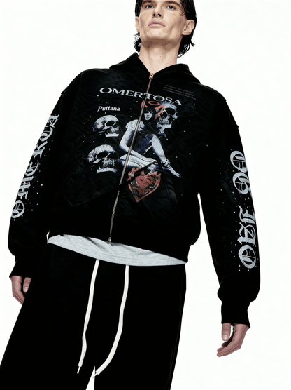 IAC | OMERTOSA RHINESTONES HOODIE