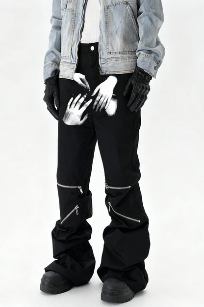 IAC | Knee zipper loose pants