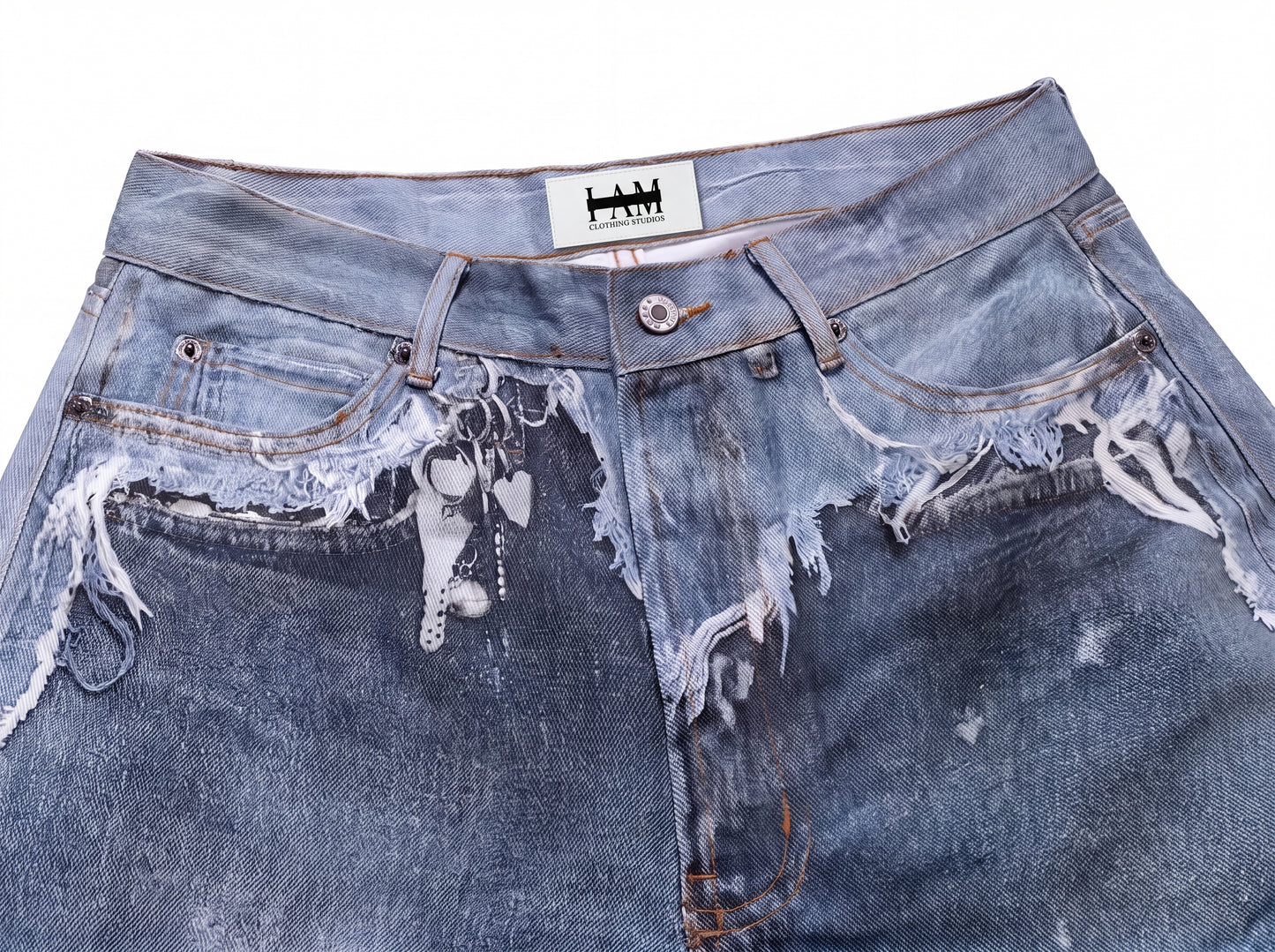 IAC | TORN PAGES JEANS