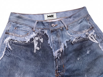 IAC | TORN PAGES JEANS